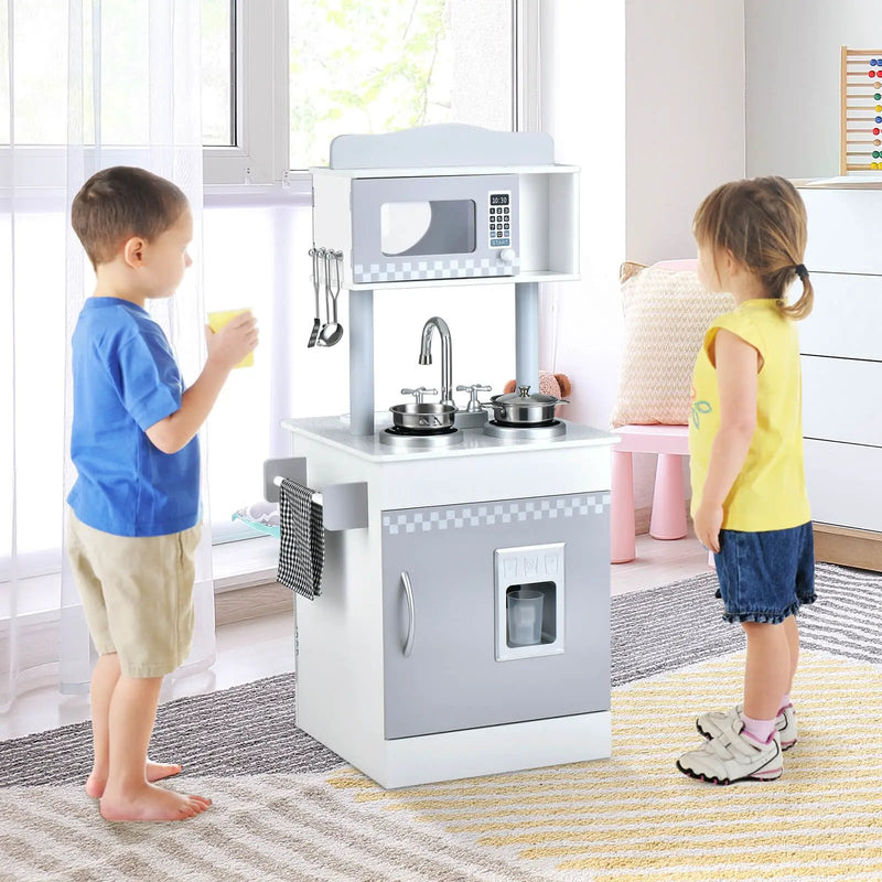 Chef Pretend Kitchen Playset with Cooking Oven and Sink for Toddlers by DirectDeals