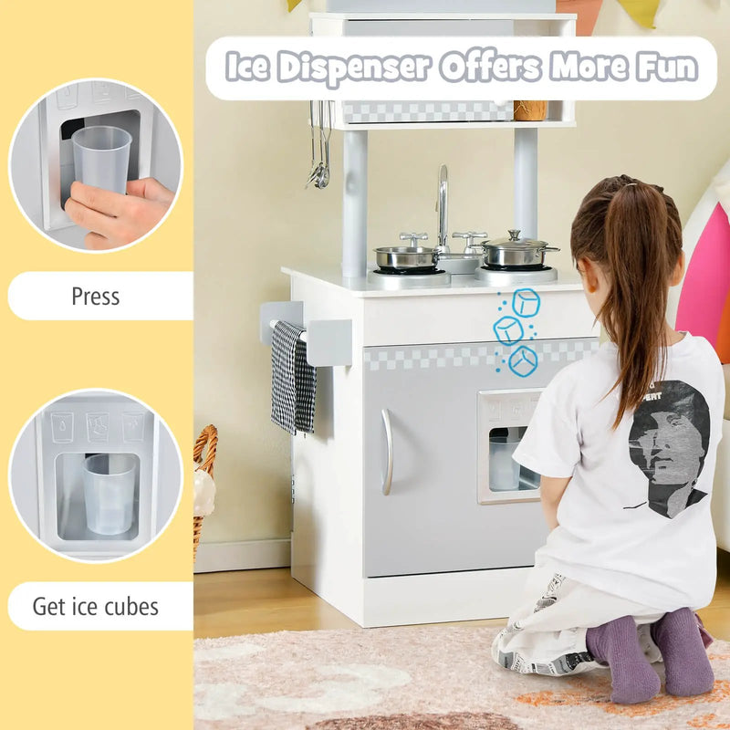 Chef Pretend Kitchen Playset with Cooking Oven and Sink for Toddlers by DirectDeals