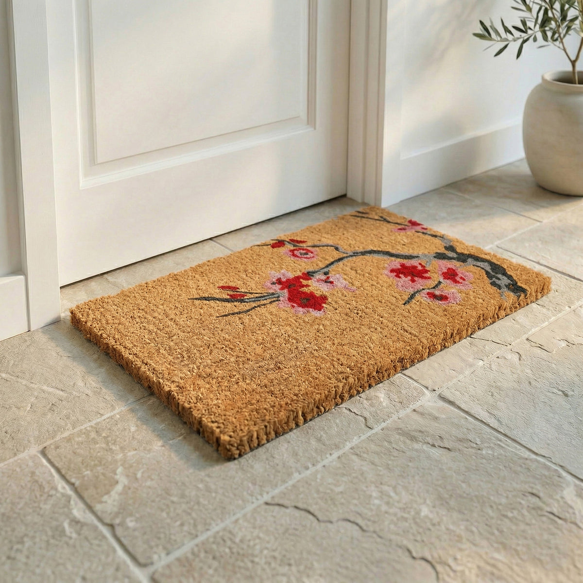 Cherry Branch Coir Doormat