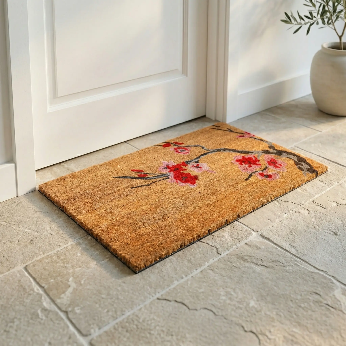 Cherry Branch Doormat, Durable, photo 4 of 19