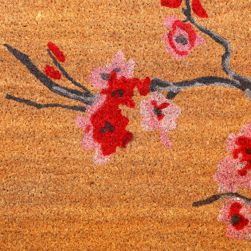 Cherry Branch Doormat, Durable by Fab Habitat