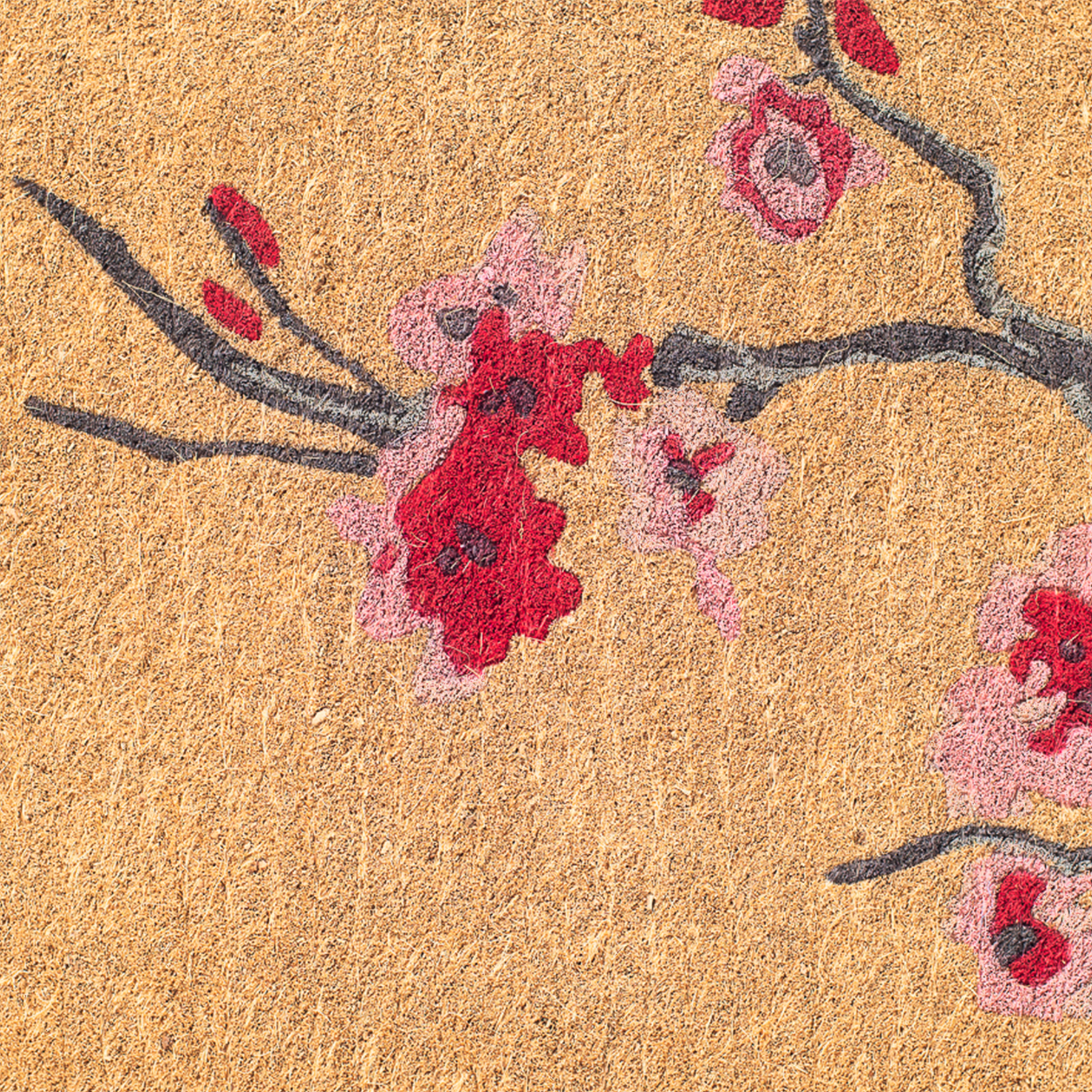 Cherry Branch Doormat, Durable by Fab Habitat