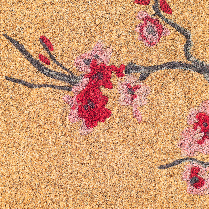 Cherry Branch Doormat, Durable by Fab Habitat
