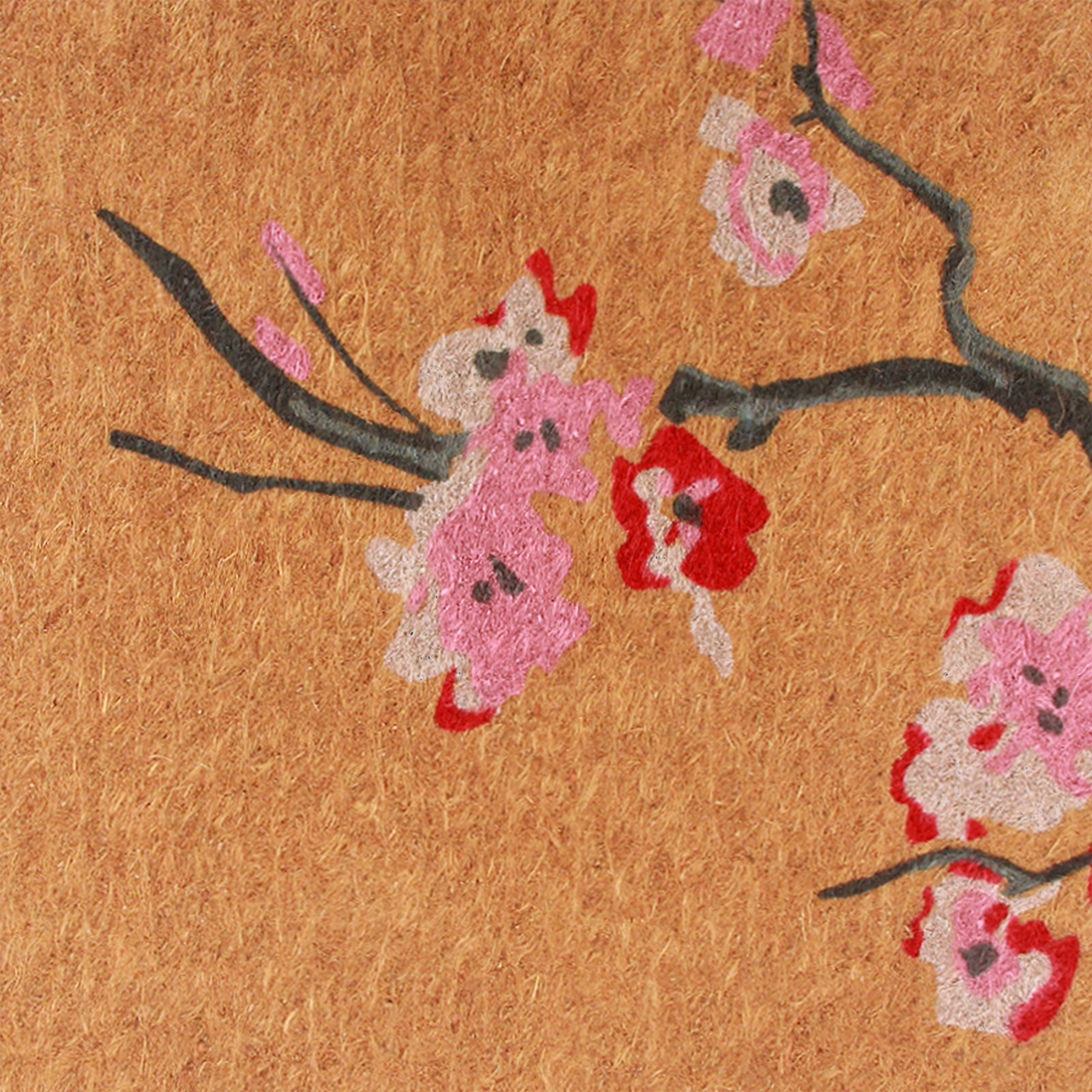 Cherry Branch Doormat, Durable by Fab Habitat