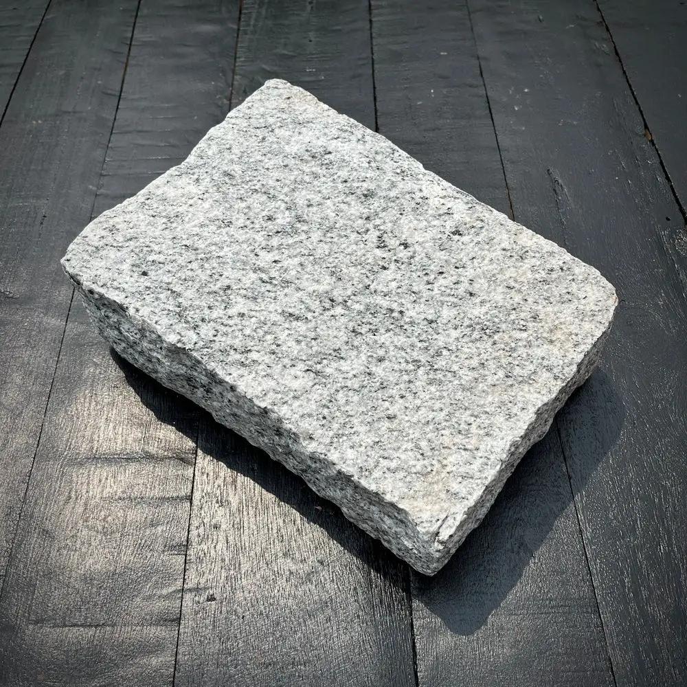 New Jumbo Granite Belgian Block 10” x 7” x 4” – Grey, Pink, Buff, Black by Chief Bricks