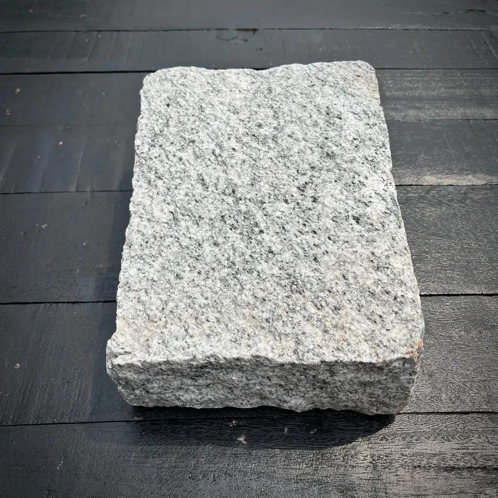 New Jumbo Granite Belgian Block 10” x 7” x 4” – Grey, Pink, Buff, Black by Chief Bricks