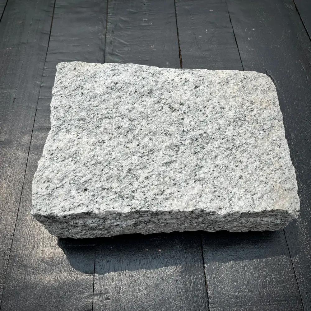 New Jumbo Granite Belgian Block 10” x 7” x 4” – Grey, Pink, Buff, Black by Chief Bricks