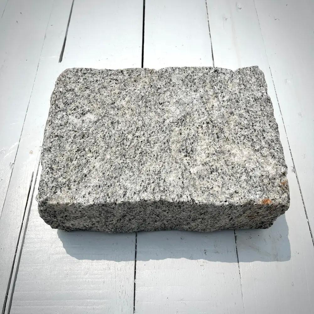 New Jumbo Granite Belgian Block 10” x 7” x 4” – Grey, Pink, Buff, Black by Chief Bricks