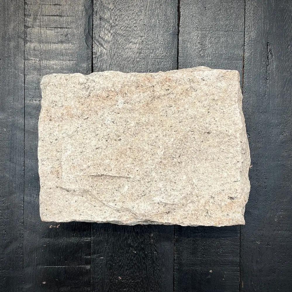 New Jumbo Granite Belgian Block 10” x 7” x 4” – Grey, Pink, Buff, Black by Chief Bricks