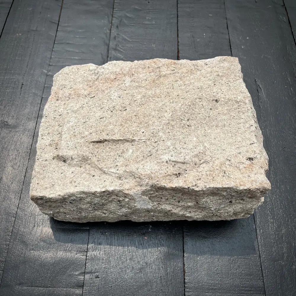 New Jumbo Granite Belgian Block 10” x 7” x 4” – Grey, Pink, Buff, Black by Chief Bricks