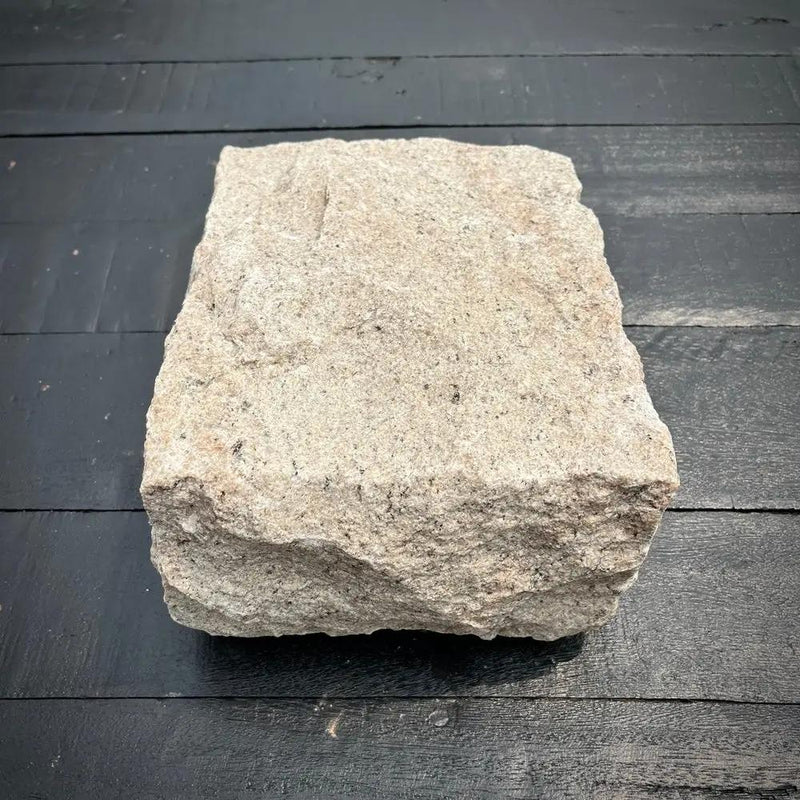 New Jumbo Granite Belgian Block 10” x 7” x 4” – Grey, Pink, Buff, Black by Chief Bricks