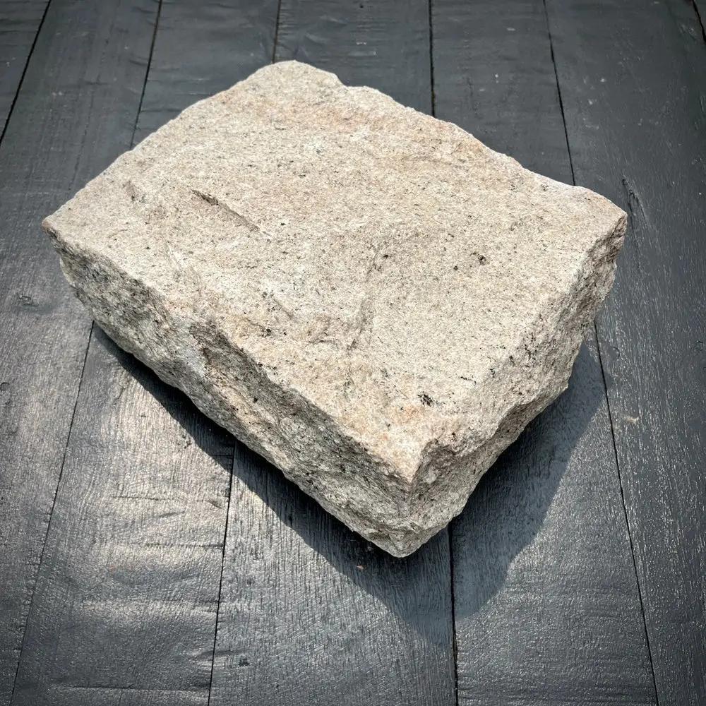 New Jumbo Granite Belgian Block 10” x 7” x 4” – Grey, Pink, Buff, Black by Chief Bricks