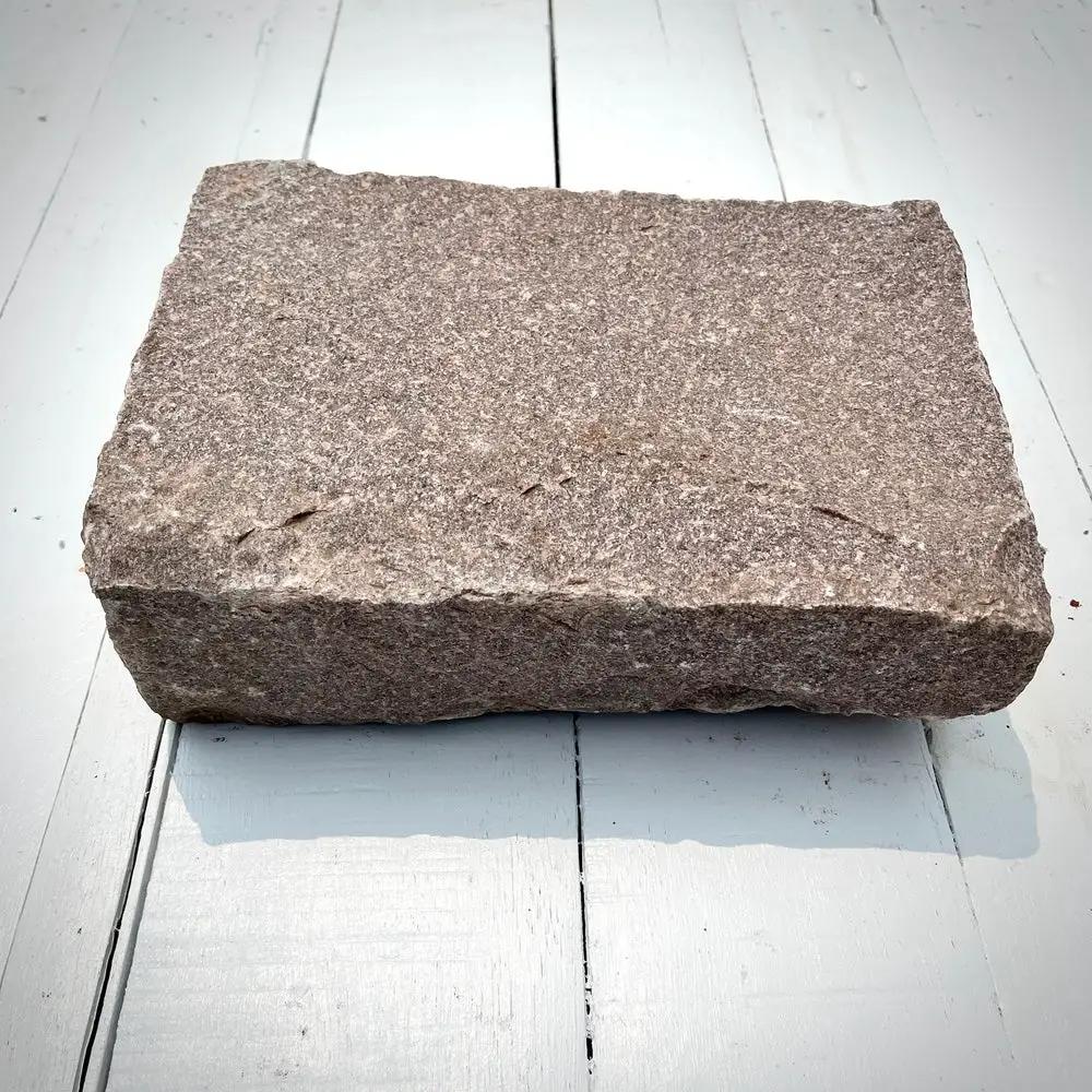 New Jumbo Granite Belgian Block 10” x 7” x 4” – Grey, Pink, Buff, Black by Chief Bricks
