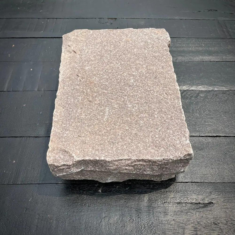 New Jumbo Granite Belgian Block 10” x 7” x 4” – Grey, Pink, Buff, Black by Chief Bricks