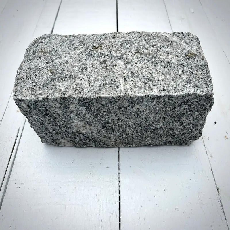 New Regulation Granite Belgian Block 9” x 5” x 5” – Grey, Pink, Buff, Black by Chief Bricks