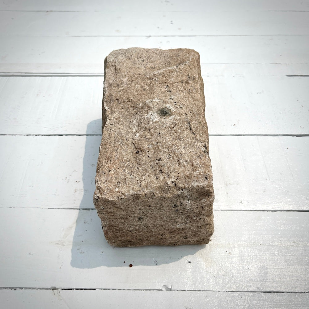 New Regulation Granite Belgian Block 9” x 5” x 5” – Grey, Pink, Buff, Black by Chief Bricks