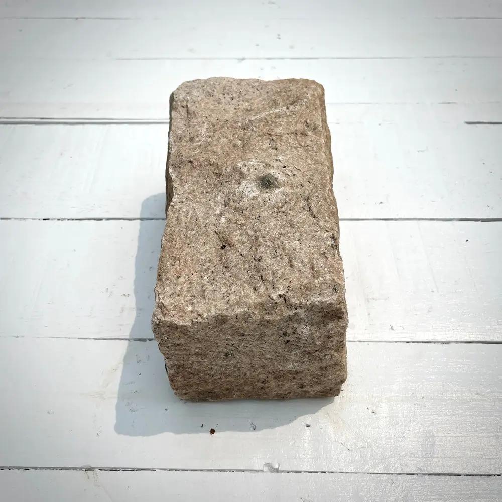 New Regulation Granite Belgian Block 9” x 5” x 5” – Grey, Pink, Buff, Black by Chief Bricks