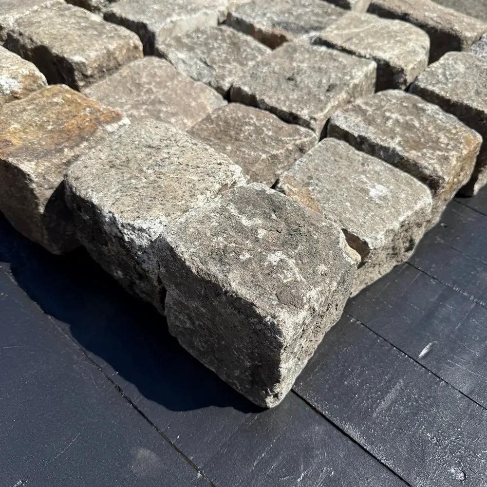 Reclaimed New York Granite Cobblestone - Cubes 5" x 5" x 5" by Chief Bricks