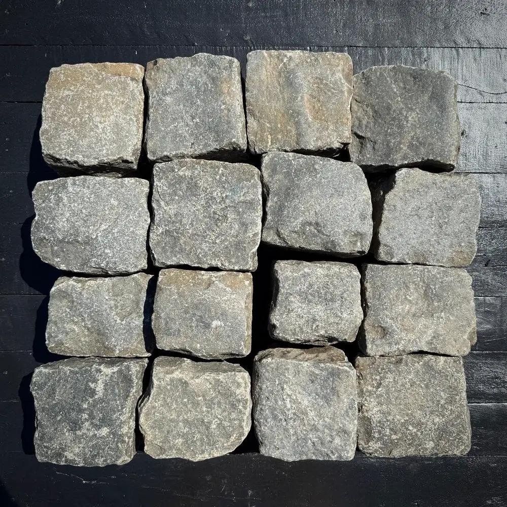 Reclaimed New York Granite Cobblestone - Cubes 6" x 6" x 6" by Chief Bricks