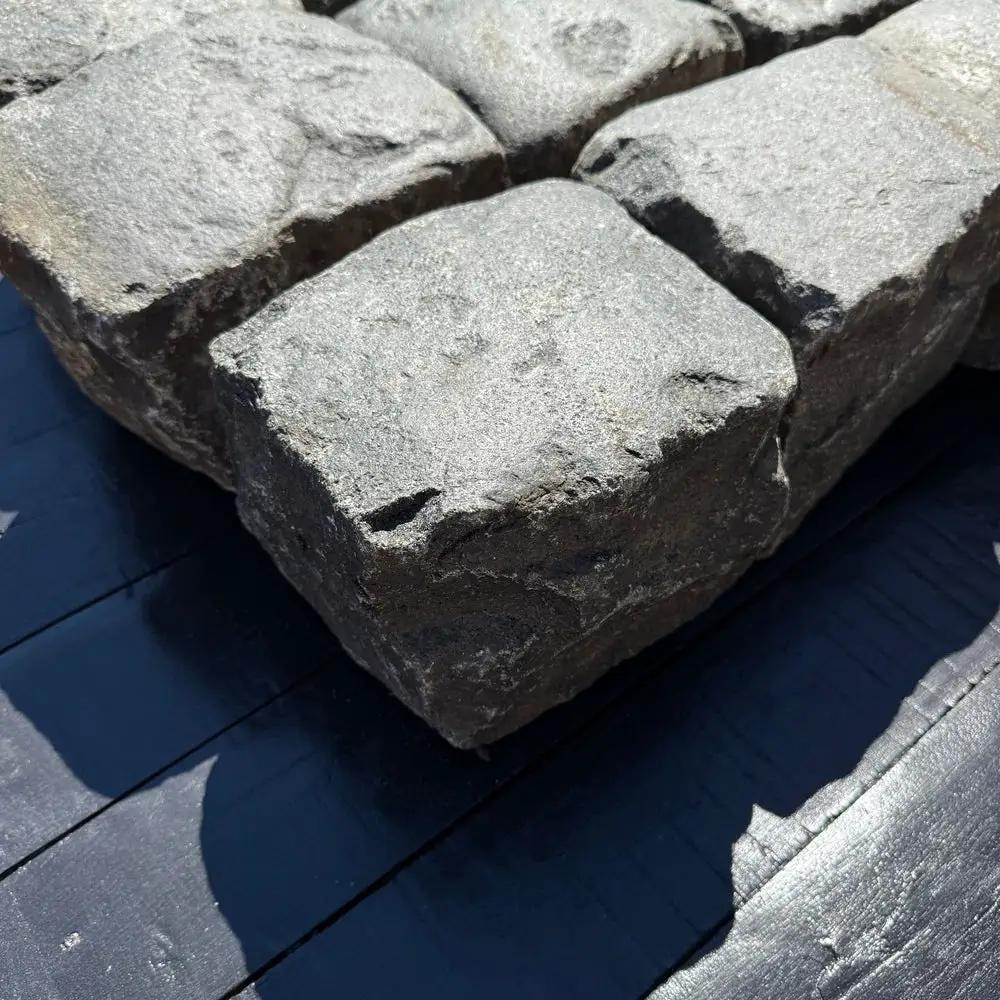 Reclaimed Granite Cobblestone - Cubes 7" x 7" x 7" by Chief Bricks