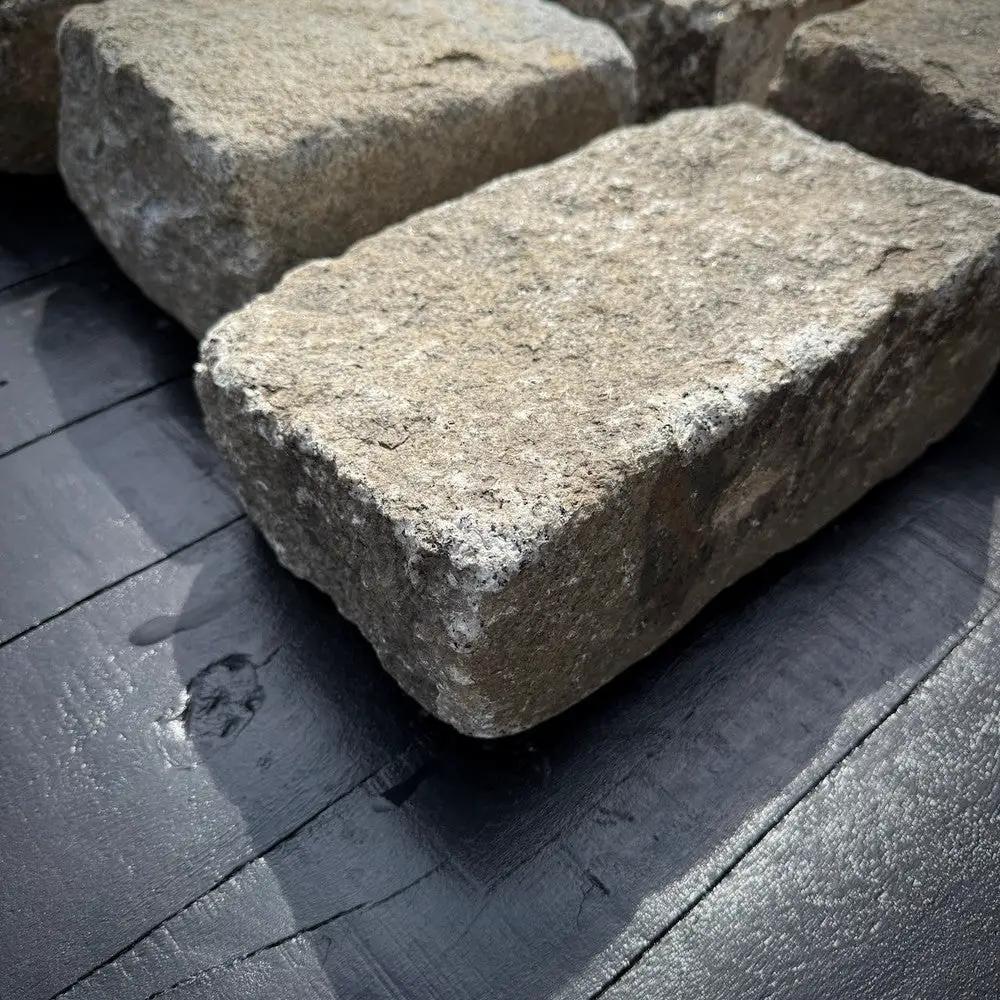 Reclaimed Granite Cobblestone - Jumbo 11" x 7" x 4" by Chief Bricks