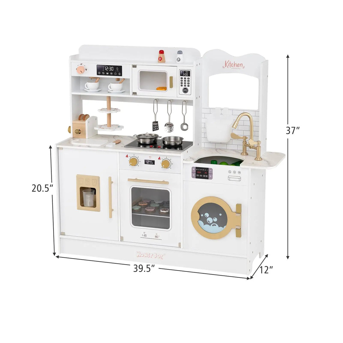 Children Pretend Toy Kitchen Playset with Light and Sound, photo 7 of 16