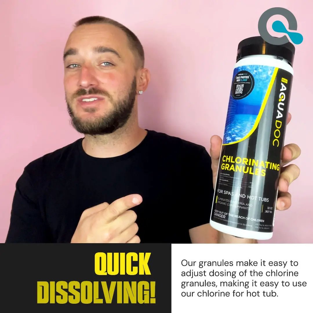 Chlorine Granules for Hot tub by AquaDoc