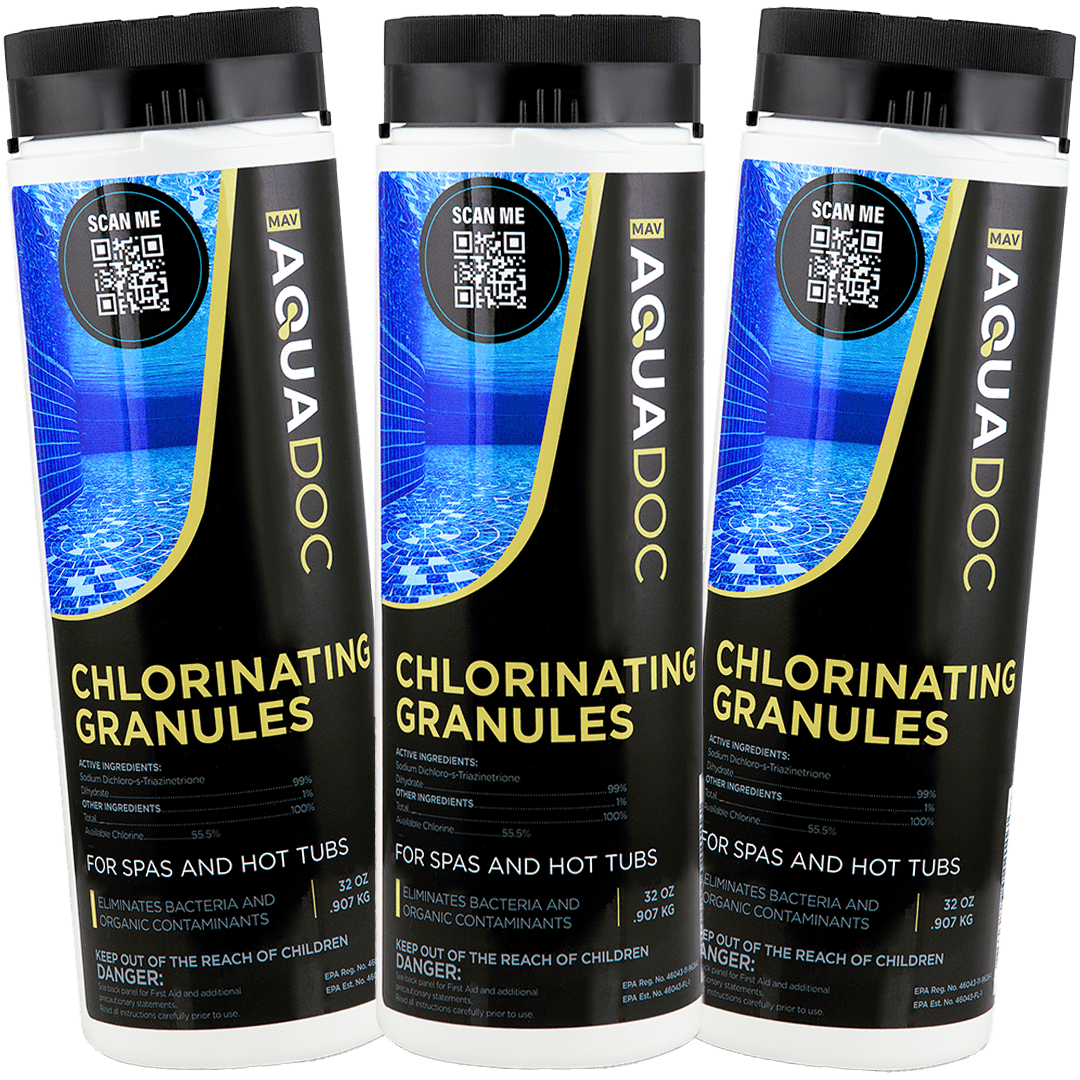 Chlorine Granules for Hot tub by AquaDoc