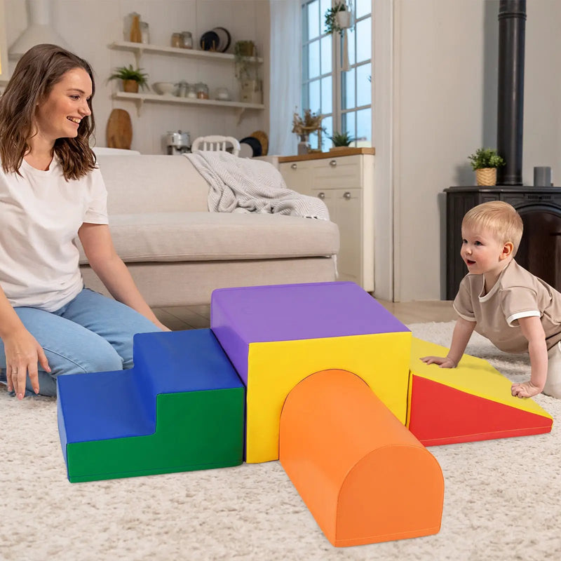 Climb and Crawl Foam Block Play Set for Infant Baby by DirectDeals