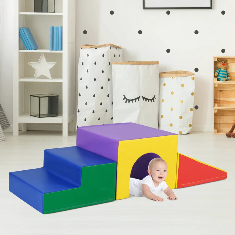 Climb and Crawl Foam Block Play Set for Infant Baby by DirectDeals