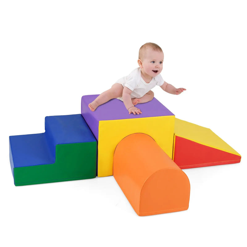 Climb and Crawl Foam Block Play Set for Infant Baby by DirectDeals
