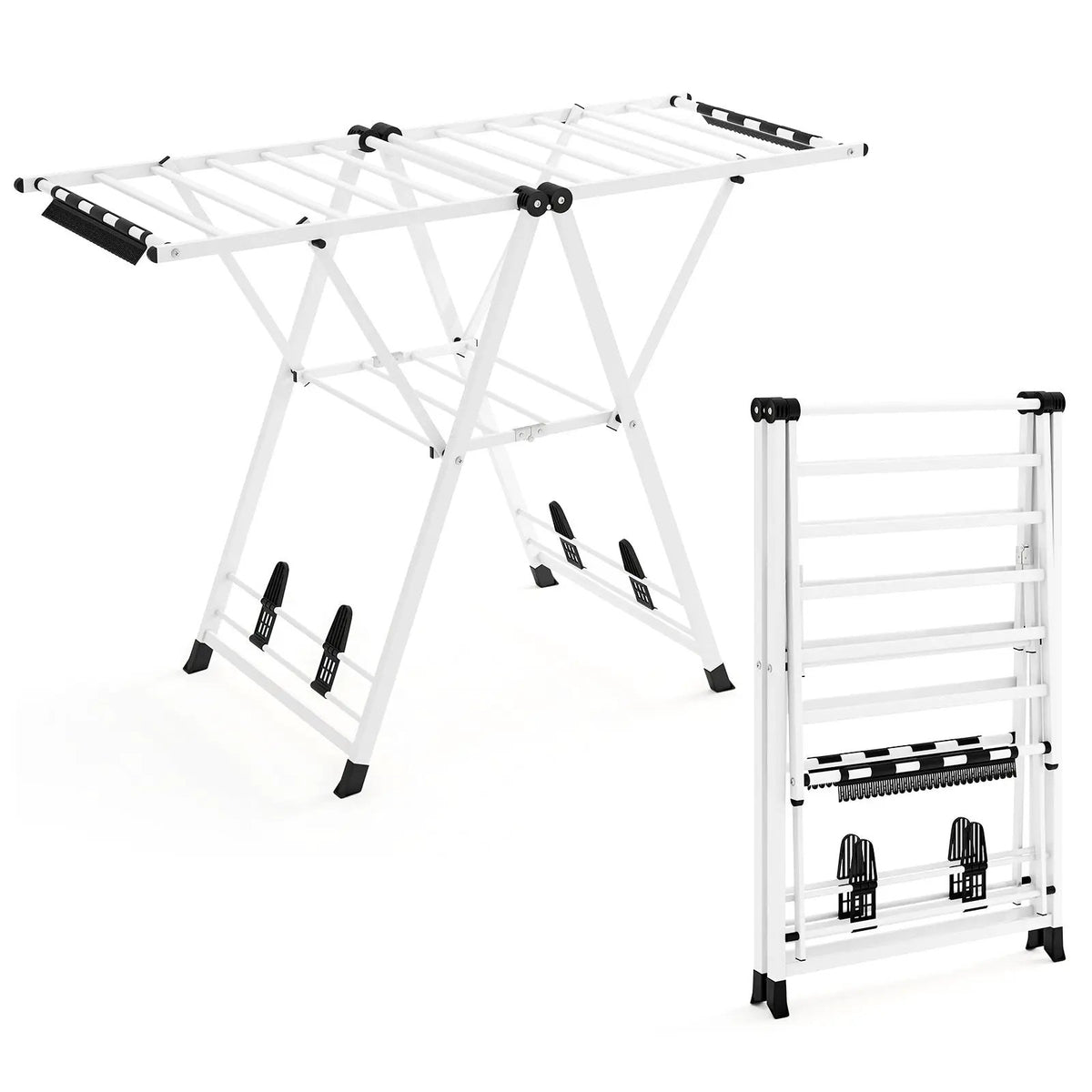 Clothes Drying Rack with Height Adjustable Wings, photo 7 of 16