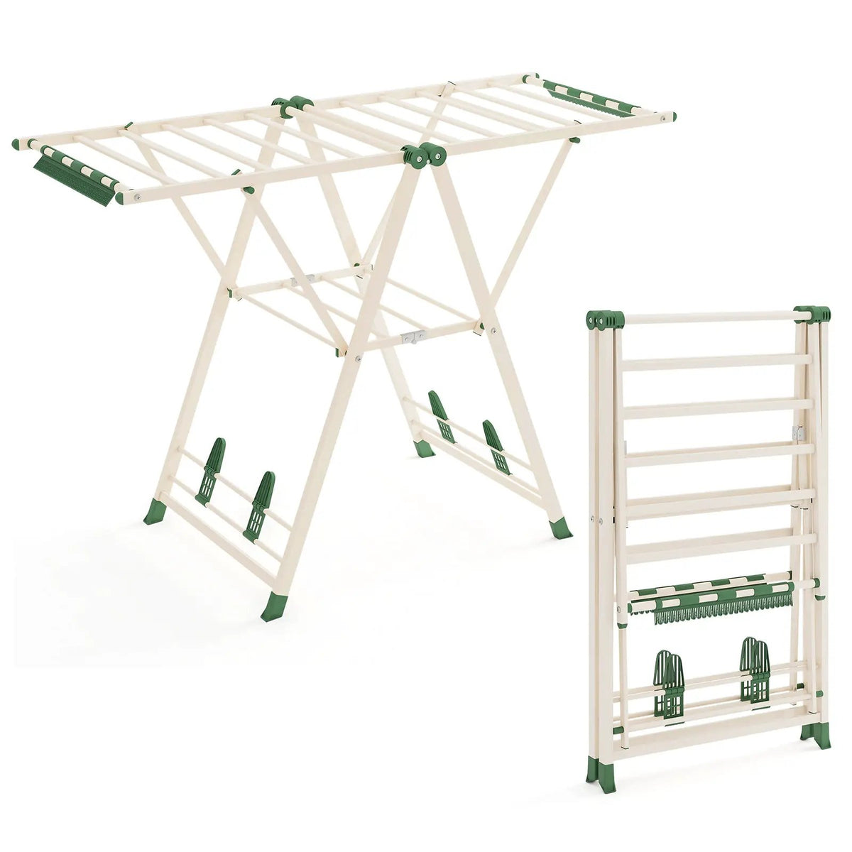 Clothes Drying Rack with Height Adjustable Wings, photo 8 of 16