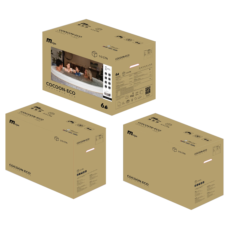 MSPA | COCOON | Verto Series | Textile-inspired Design | Rigid Hot Tub & Spa | Upto 6 Person, photo 26 of 27