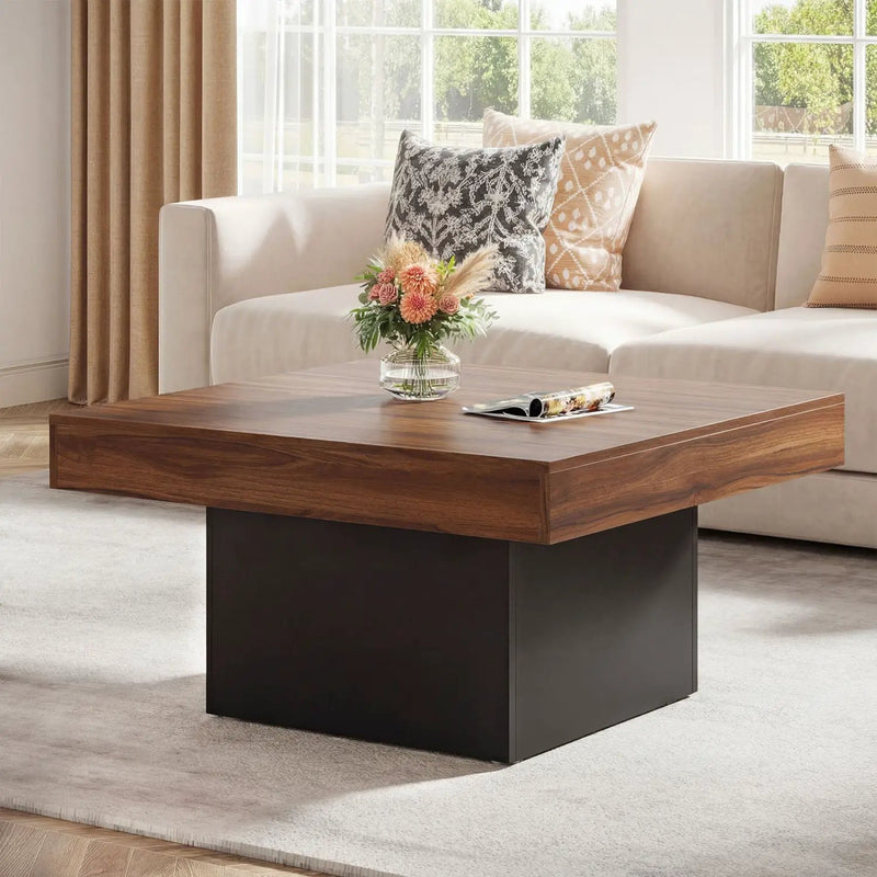Coffee Table Accent Table with LED Lights and Dynamic Modes by DirectDeals