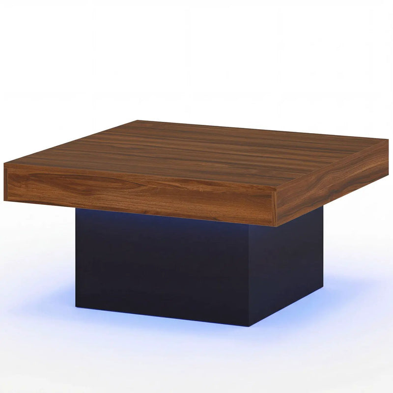 Coffee Table Accent Table with LED Lights and Dynamic Modes by DirectDeals