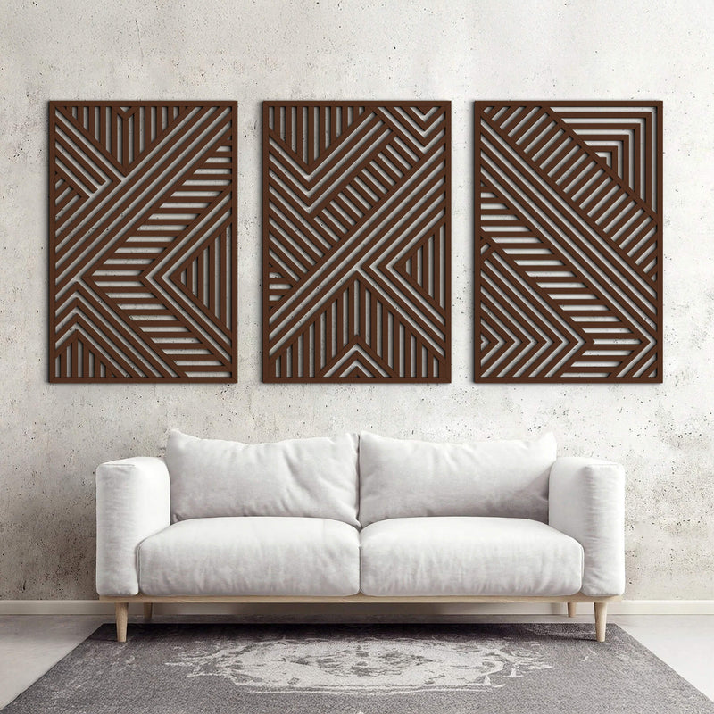 Geometric TrioSet 01 - wall decor by VARBROS