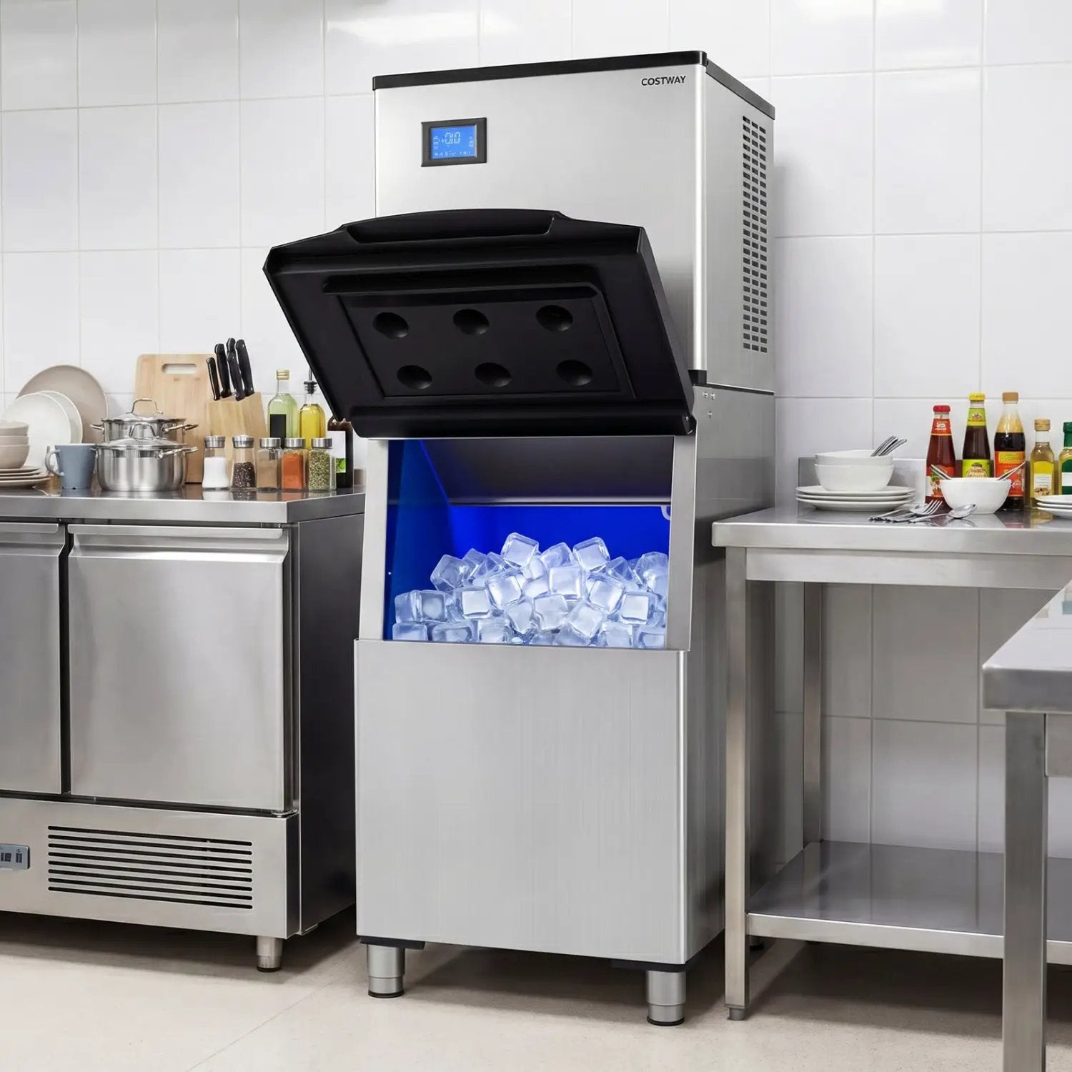 Freestanding Commercial Ice Maker 450 lbs/24H by DirectDeals