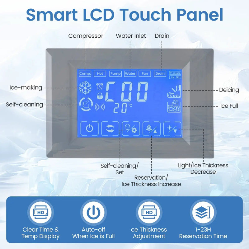 Freestanding Commercial Ice Maker 450 lbs/24H by DirectDeals