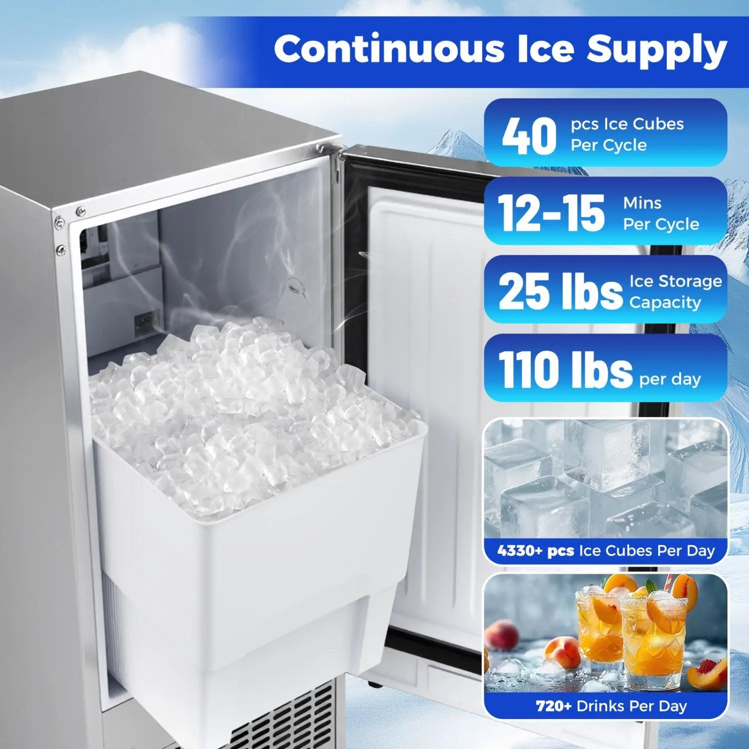 Commercial Ice Maker by DirectDeals