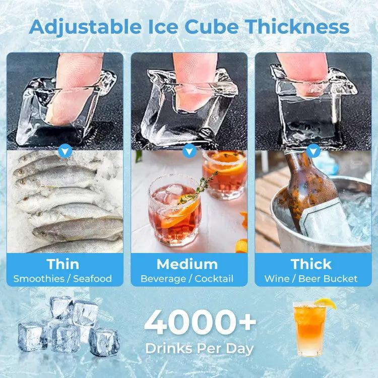 418 LBS Ice Maker with 200 LBS Bin by DirectDeals
