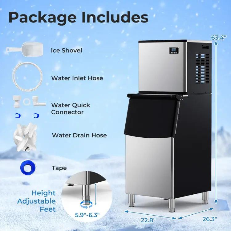 418 LBS Ice Maker with 200 LBS Bin by DirectDeals