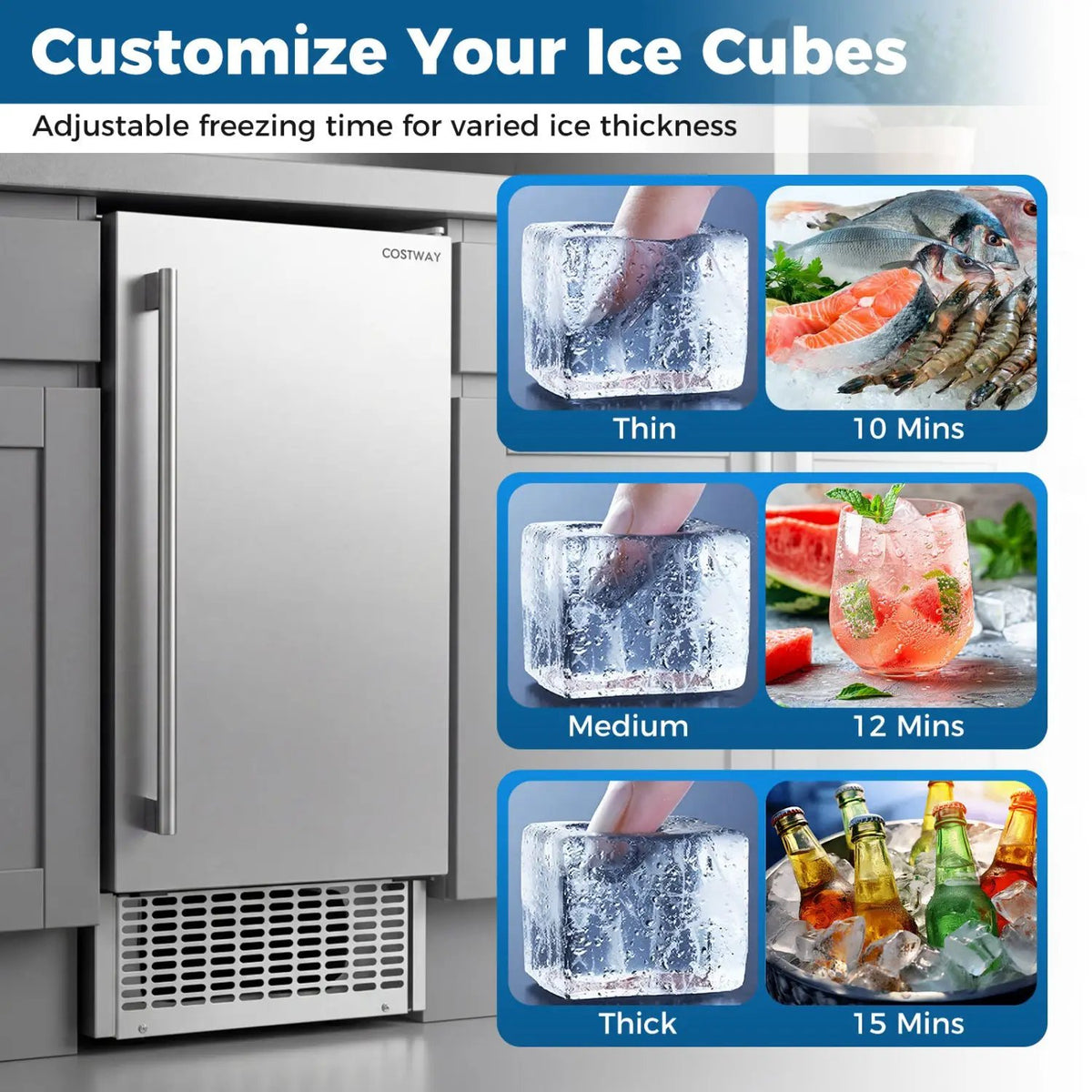 Commercial Under Counter Ice Maker 90 lbs/Day, photo 5 of 16