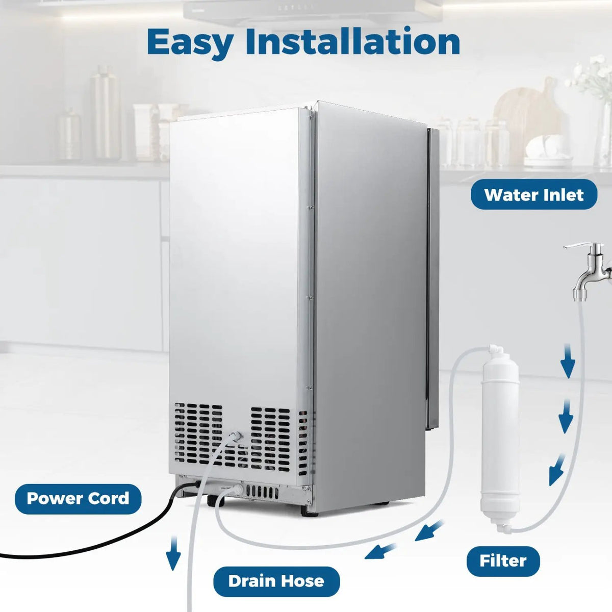 Commercial Under Counter Ice Maker 90 lbs/Day, photo 7 of 16