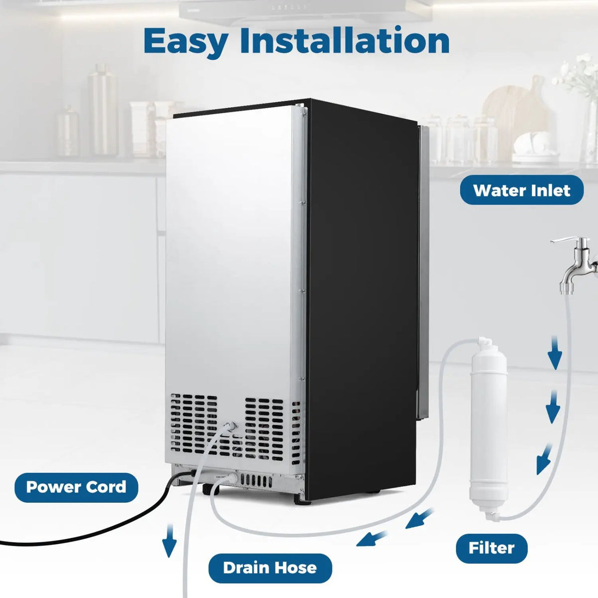 Commercial Under Counter Ice Maker 90 lbs/Day, photo 13 of 16