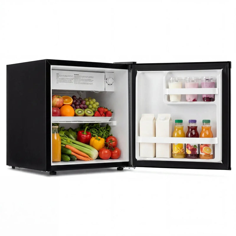 Compact Mini Fridge with 7-Level Thermostat - 1.7 Cu Ft by DirectDeals