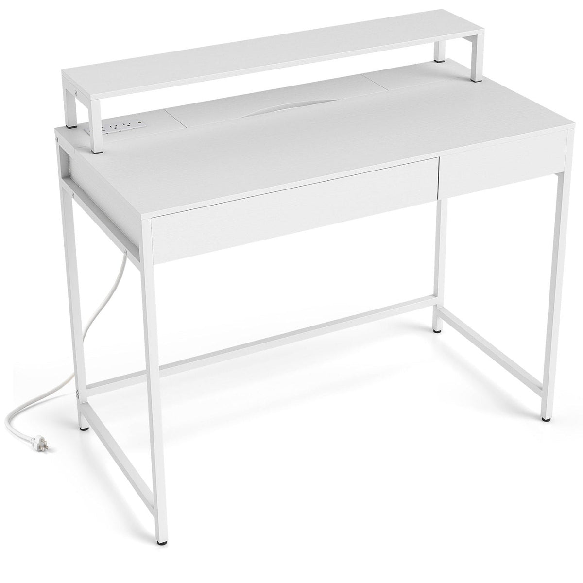 Compact Office Desk with Removable Monitor Shelf & Drawer, photo 3 of 16