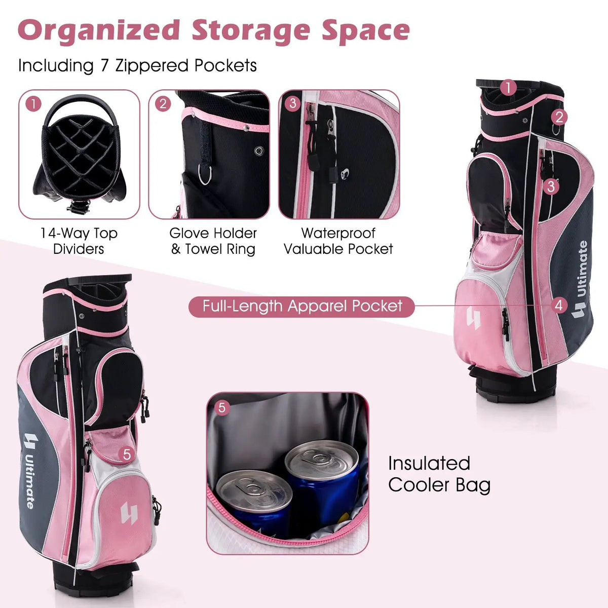 Women's Complete Golf Club Set Right Hand with Rain Hood, photo 5 of 9