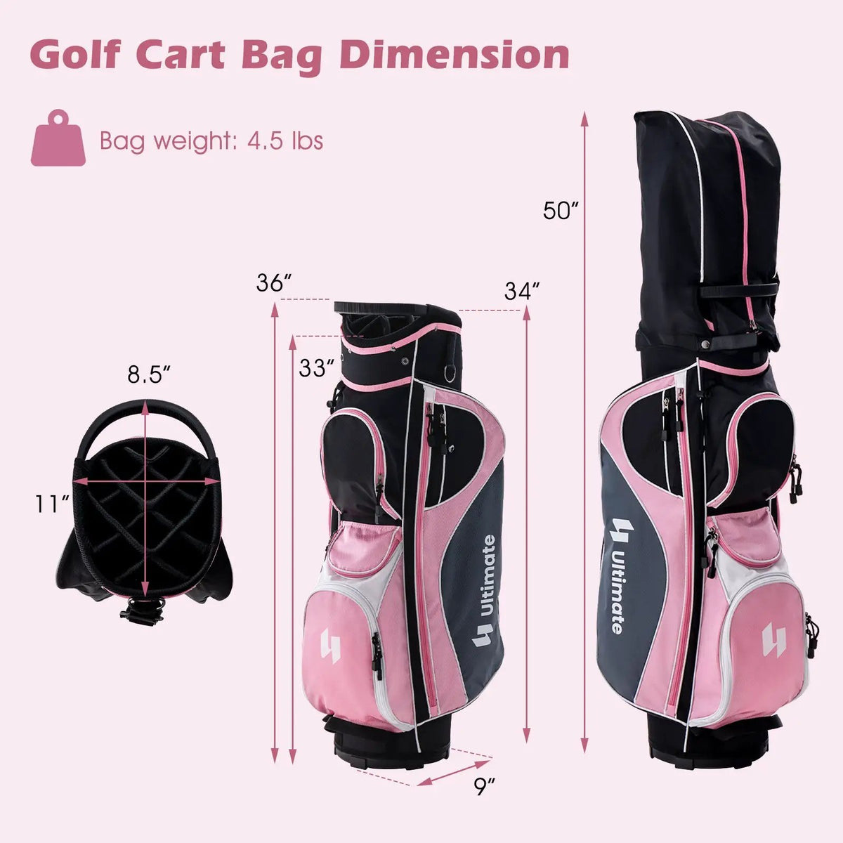 Women's Complete Golf Club Set Right Hand with Rain Hood, photo 4 of 9