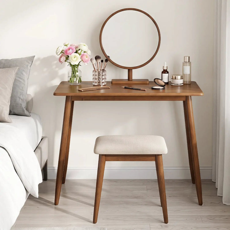 Writing Desk with Rubber Wood Legs and Spacious Tabletop by DirectDeals